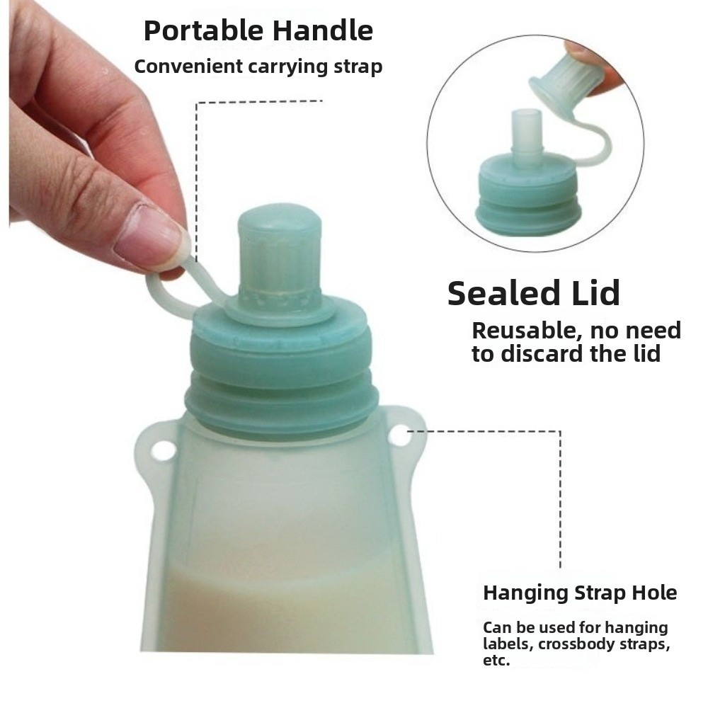 BPA Free Silicone Baby Food Po - Baby Food Pouches Reusable ulasan dan harga