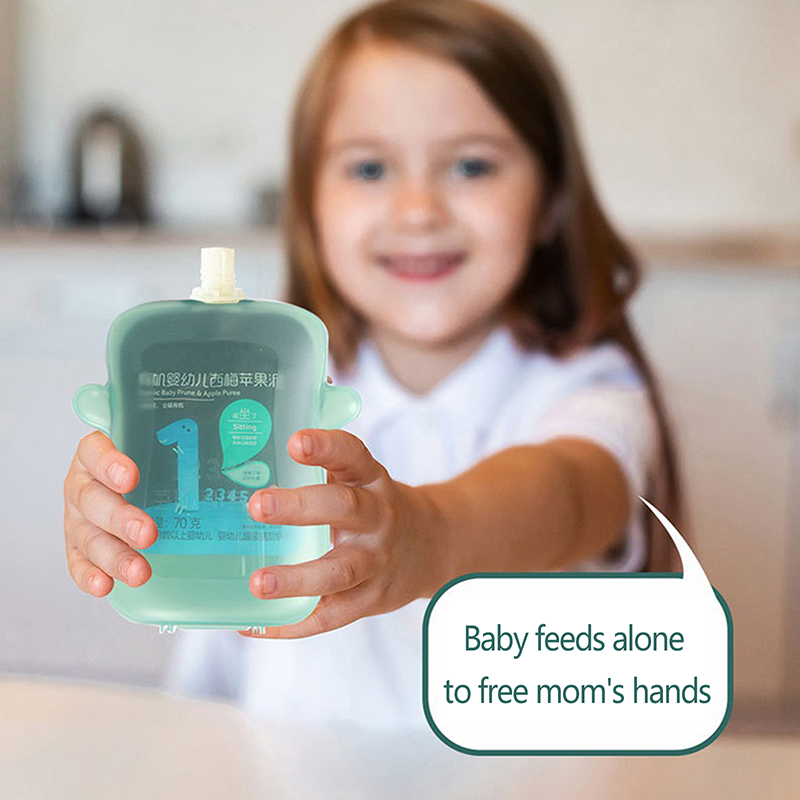 Self-Feeding Baby Food Pouch H - Baby Food Pouches Reusable ulasan dan harga