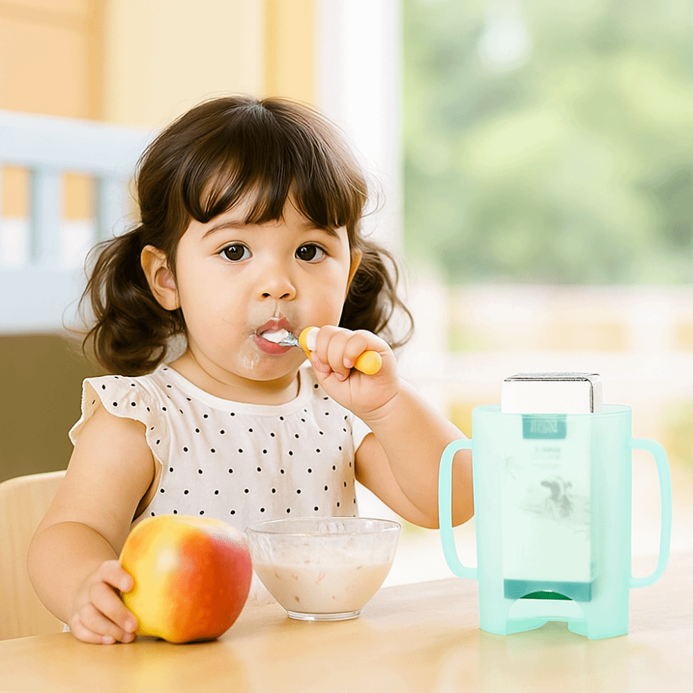 Plastic Squeeze Pouch Holder S - Baby Food Pouches Reusable ulasan dan harga